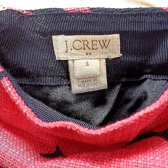 J. CREW Floral Linen-Like Pencil Slit Lined Skirt NWT - Picture 6 of 9